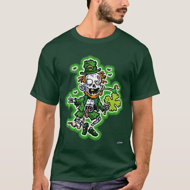 Zombie Leprechaun T-Shirt (Front)