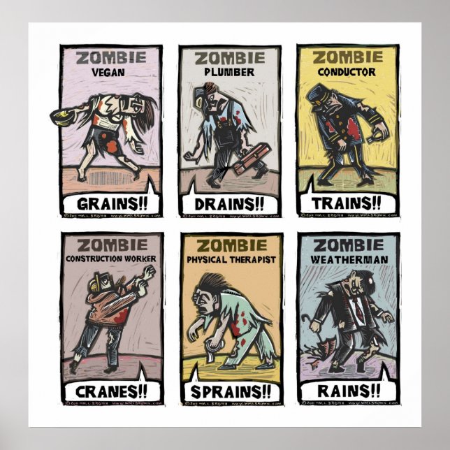 Zombie Lifestyles - Poster (Front)