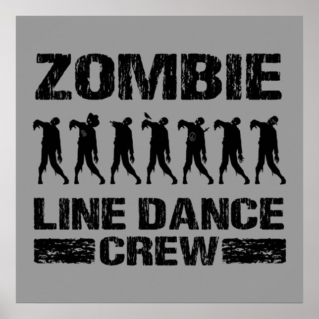 Zombie Line Dance Crew Poster (Front)