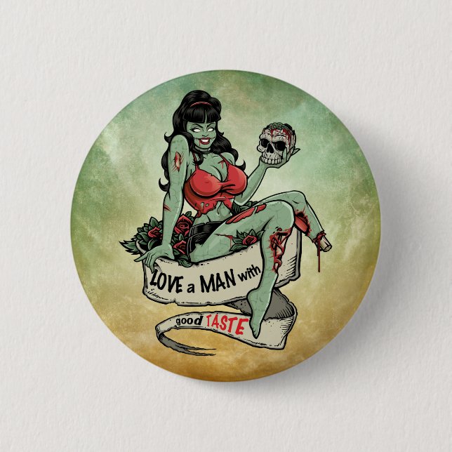 Zombie Love Button (Front)