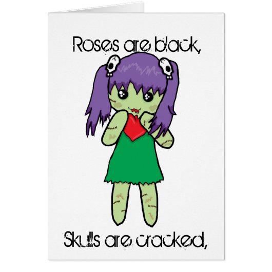 Zombie Love Cards (Front)