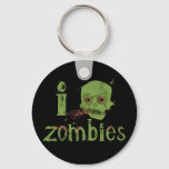 Zombie Love Keychain at Zazzle