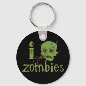 Zombie Love Keychain by Middlemind at Zazzle