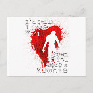 Zombie Love Postcard