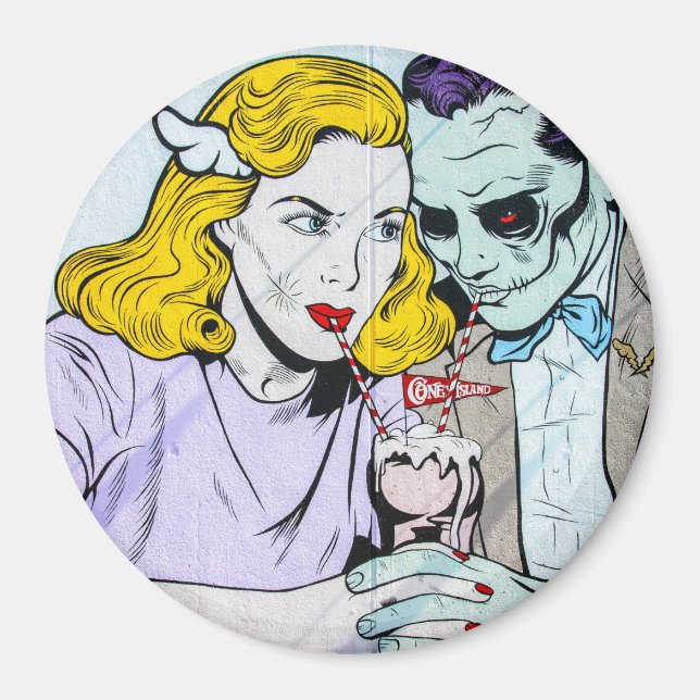 zombie love shake magnet (Front)