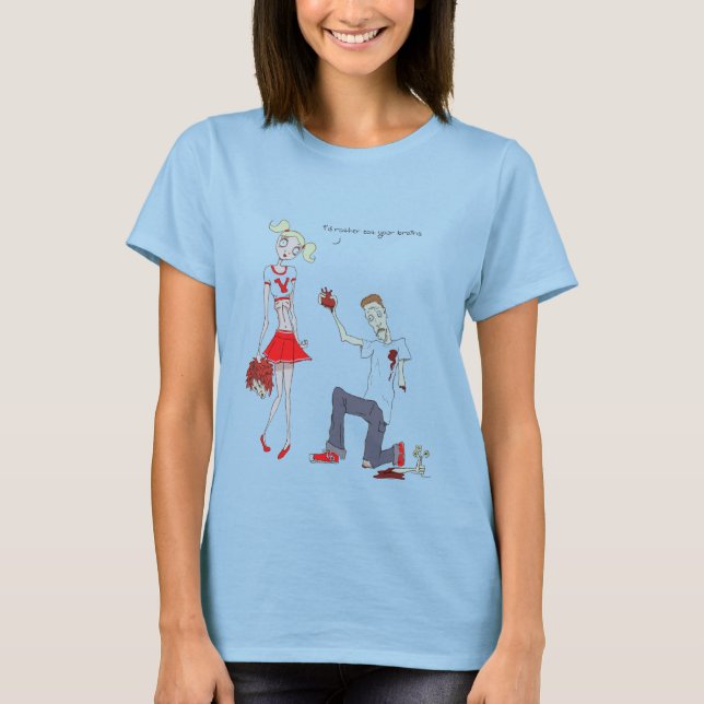 zombie love T-Shirt (Front)