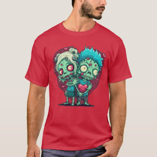 Zombie Love Valentine Horror Monster Halloween Got T-Shirt