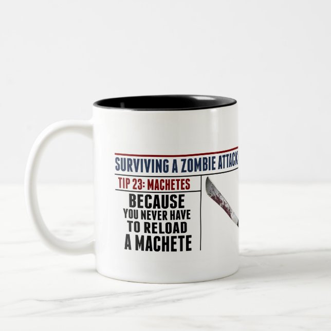 ZOMBIE MACHETE MUG (Left)
