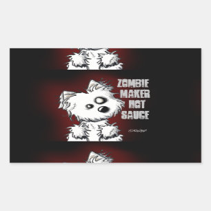 Zombie Maker Hot Sauce sticker