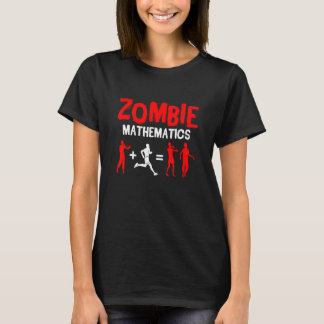 Zombie Mathematics Halloween Party Trick Or Treat  T-Shirt