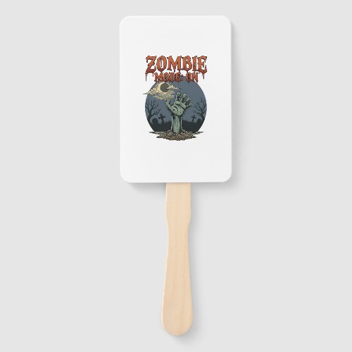 Zombie Mode Halloween Hand Moon Graveyard_1 Fan