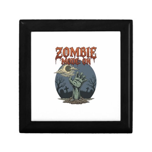 Zombie Mode Halloween Hand Moon Graveyard_1 Gift Box
