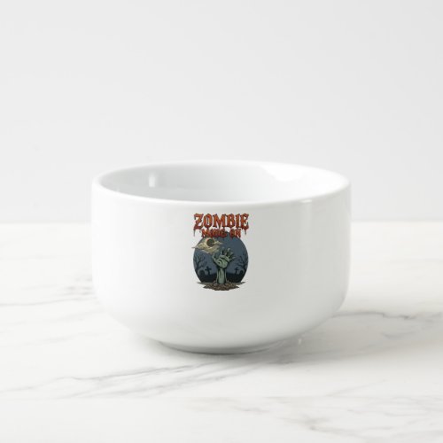 Zombie Mode Halloween Hand Moon Graveyard_1 Soup Mug