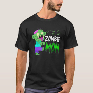 Zombie Mom Cute Halloween Costume For Mother T-Shirt
