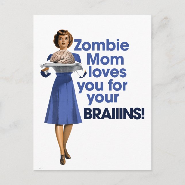 Zombie Mom Postcard (Front)