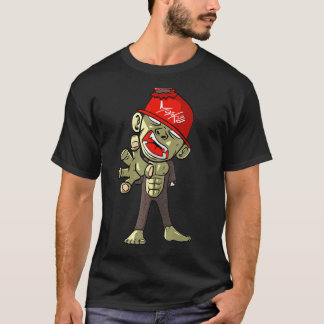 Zombie Monkey Horror Scary Halloween T-Shirt