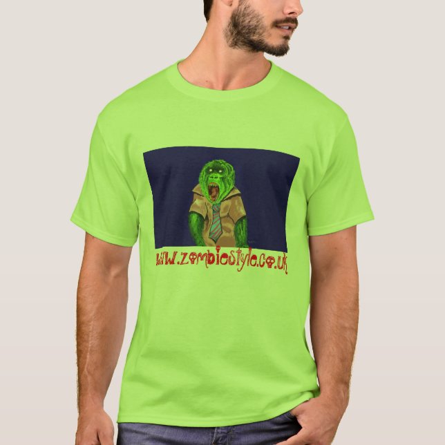 zombie monkey, www.zombiestyle.co.uk T-Shirt (Front)