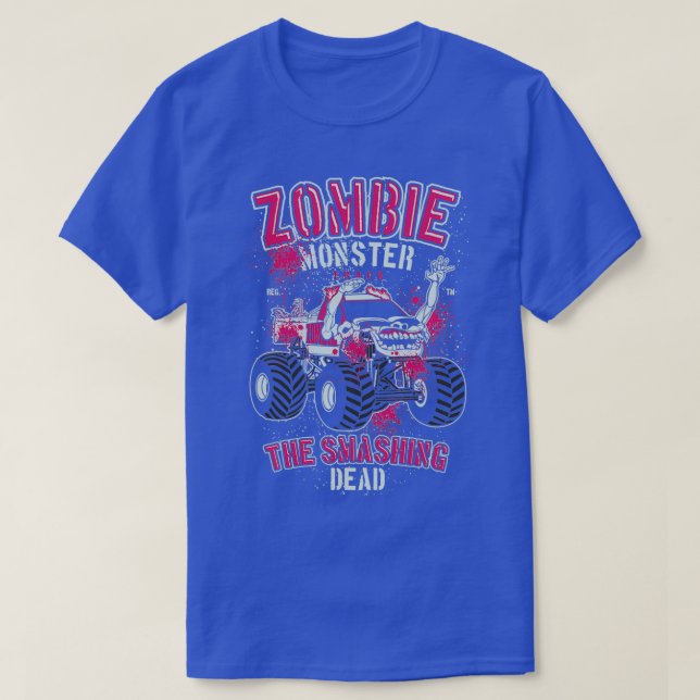 Zombie Monster Truck 1 T-Shirt (Design Front)