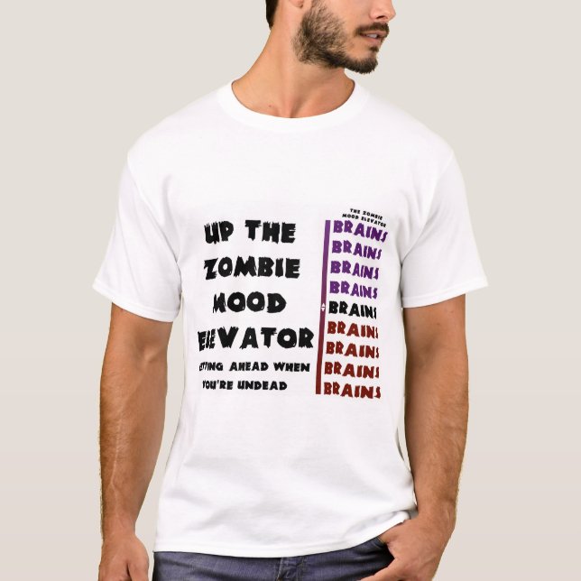 Zombie Mood Elevator T-Shirt (Front)