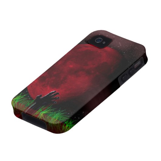 Zombie Moon Case-Mate iPhone Case (Bottom)