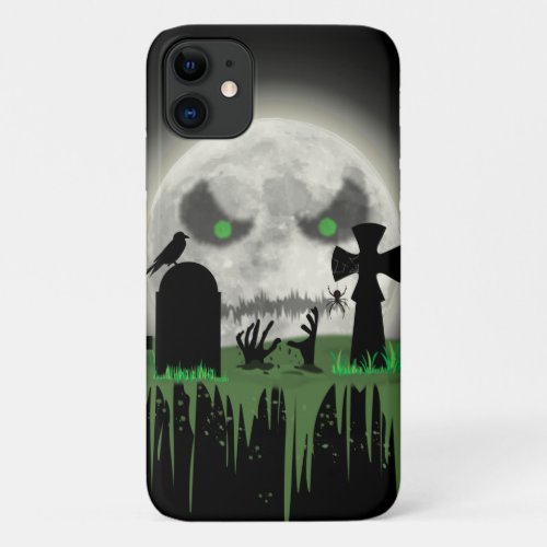 Zombie Moon iPhone 11 Case