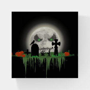 Zombie Moon Paperweight