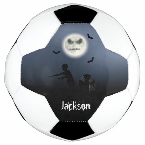 Zombie Moon Soccer Ball