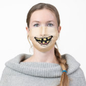 Zombie mouth - Light Complexion Adult Cloth Face Mask (Worn)