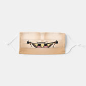 Zombie mouth - Light Complexion Adult Cloth Face Mask (Front, Folded)