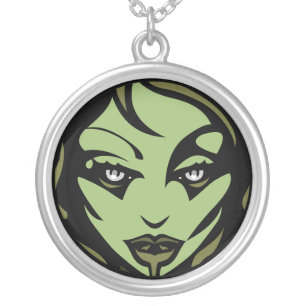Zombie Necklace Halloween Zombie Girl Necklace