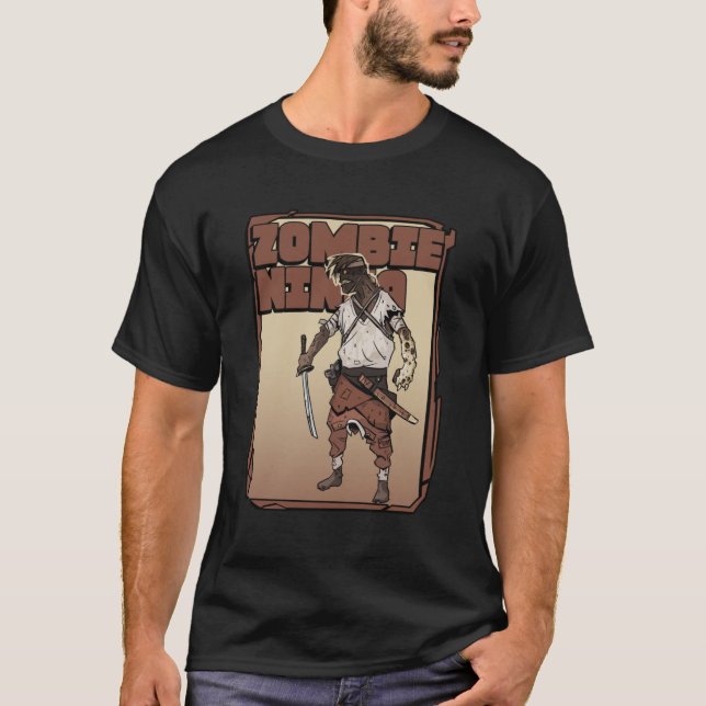 Zombie Ninja original character T-Shirt (Front)