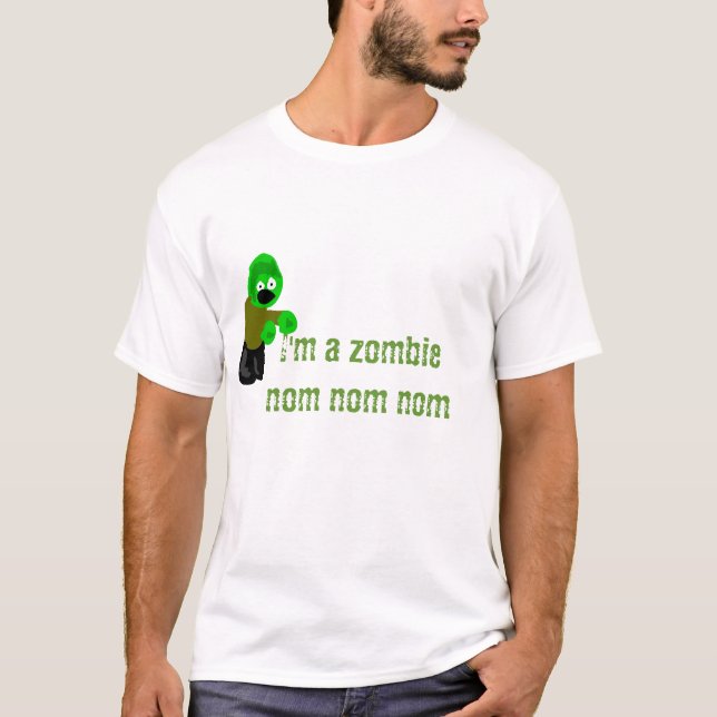 Zombie nom nom T-Shirt (Front)