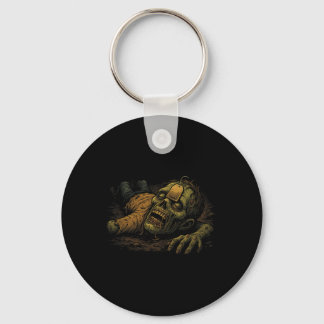 Zombie Npc Teag - Funny Tea G Gamer Meme Halloween Keychain