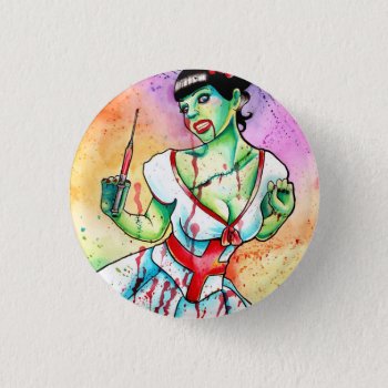 Zombie Nurse Pin Up Girl by NeverDieArt at Zazzle