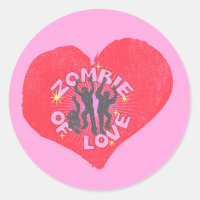 Zombie of Love Retro Punk Grunge Rocker Valentines