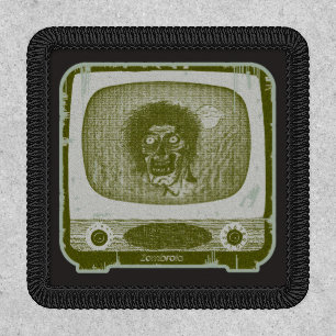 Zombie on TV Green Patch