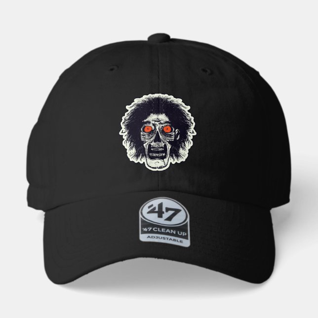 Zombie Orange Eyes 47 Brand Hat (Front)