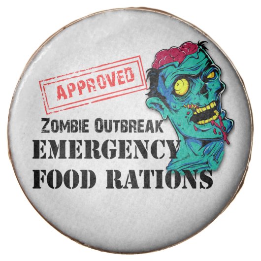 Zombie Outbreak Emergency Food Custom Oreo Cookies (Front)