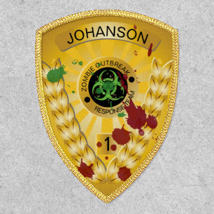 Zombie Outbreak Response Team Badge Patch