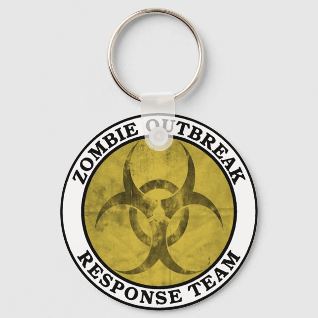 Zombie Outbreak Response Team (Biohazard) Keychain (Front)