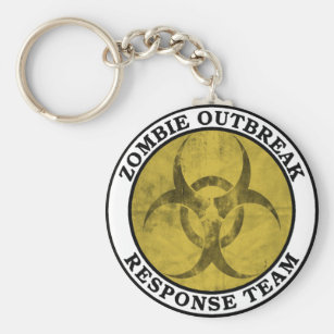 Keyring Keys Keys Danger Nuclear Zombie Radioactive Biohazard 