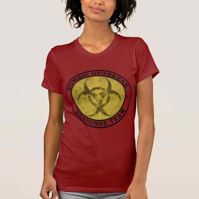 Zombie Outbreak Response Team (Biohazard) T-Shirt (Front)