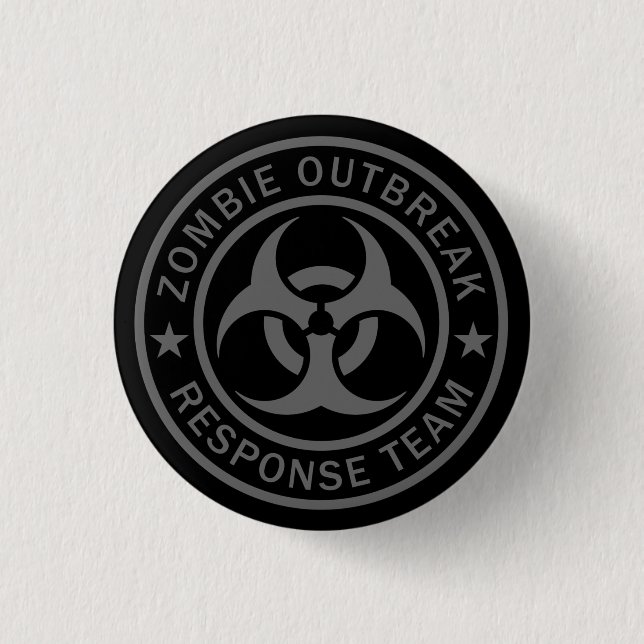 Zombie Outbreak Response Team Button (Front)