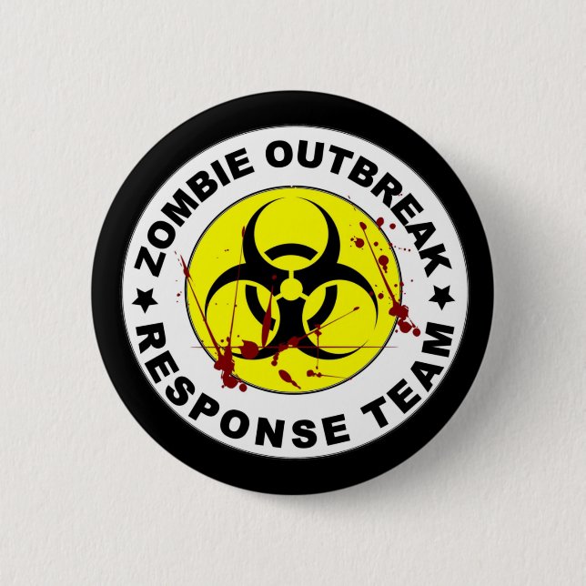 Zombie Outbreak Response Team. Button (Front)