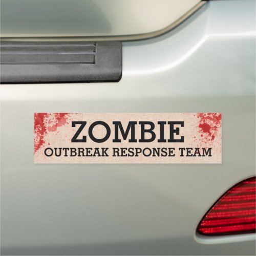 Zombie Outbreak Response Team Car Magnet