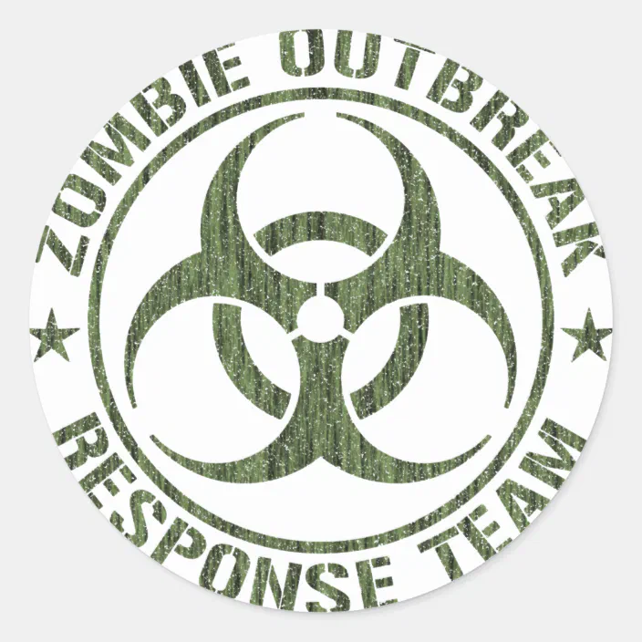 Zombie Outbreak Response Team Decal StickerThe Walking DeadChoose Color 