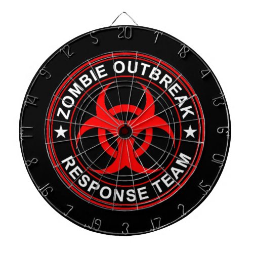 Zombie Outbreak Response Team Dart Board Walking