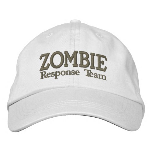 Zombie Outbreak Response Team Embroidered Baseball Cap