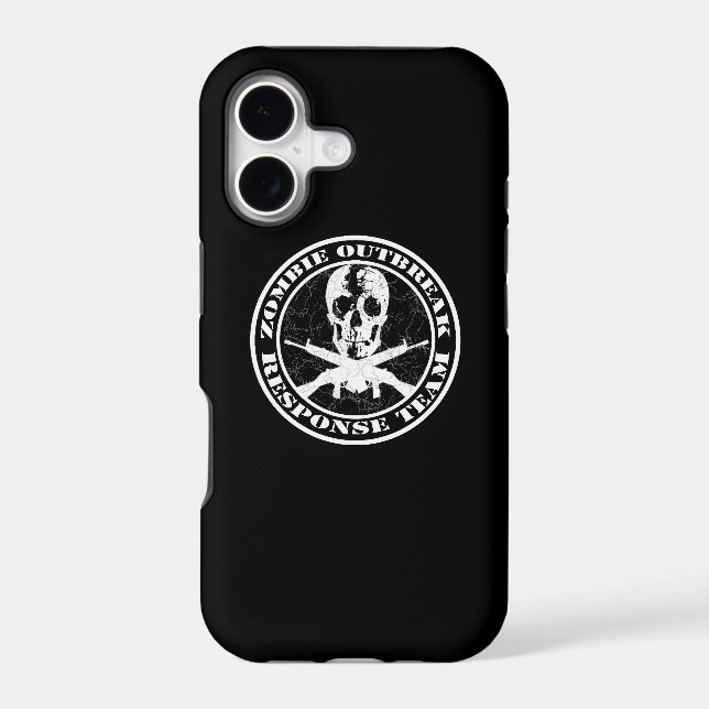 Zombie Outbreak Response Team Iphone Case (Back)