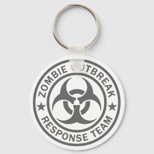 Zombie Outbreak Response Team Keychain